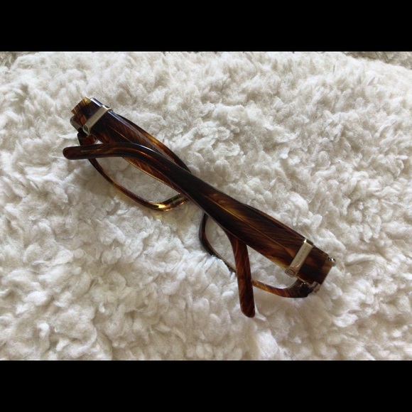 Burberry Tortoise Rectangle Frame Eyewear Made in Italy - Picture 6 of 12
